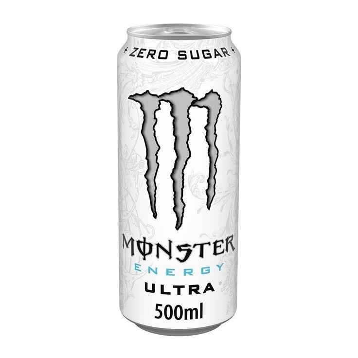 نوشیدنی انرژی زا بدون قند و کالری سفید مانستر ۵۰۰ میل monster