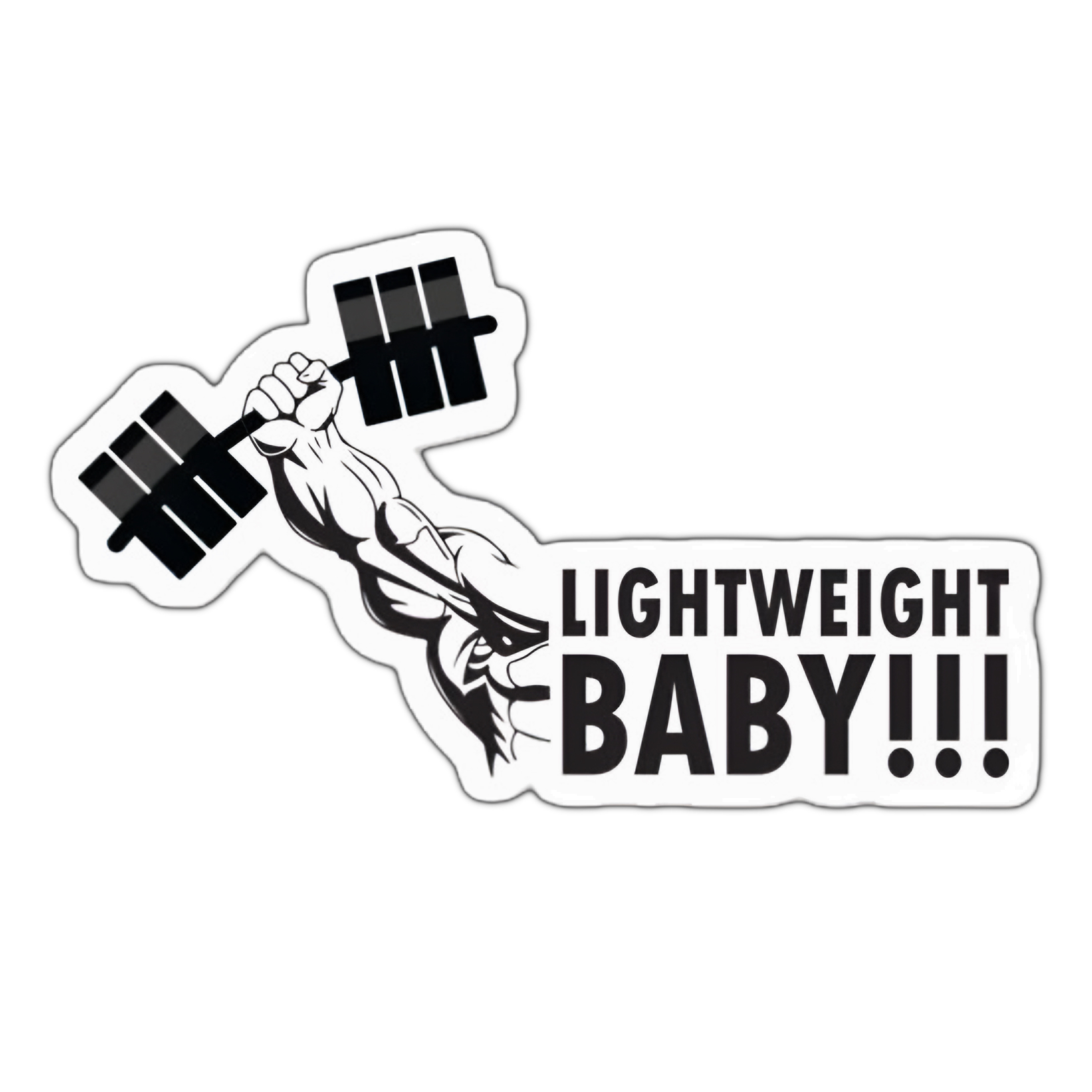 استیکر light weight baby